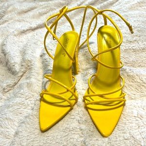 Yellow heels